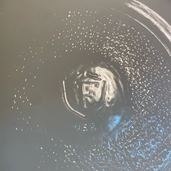 Federal 8” Orange Flowers milkglass mixing bowl - Picture 3 of 5